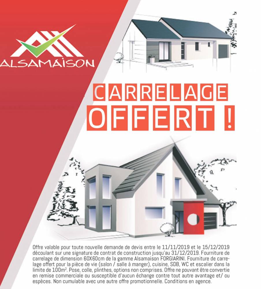 Carrelage offert !